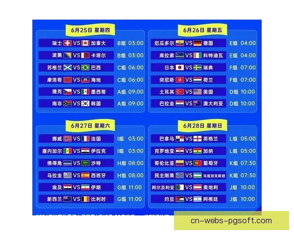 2026年世界杯赛程安排全解析小组赛到决赛时间一览指南